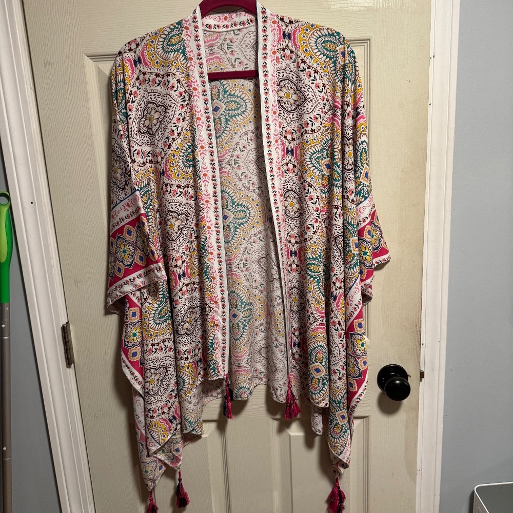 Boho Tasseled Kimono